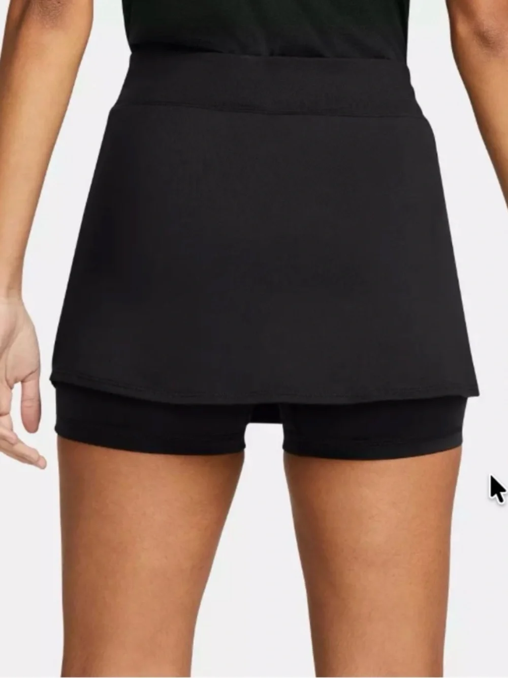 Nike Court Dri-Fit Victory Tennis Skort Black Tennis Prep Streetwear Size Large
